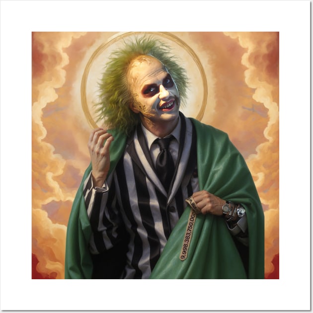 Saint Beetlejuice Wall Art by Gedogfx